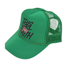 Load image into Gallery viewer, This Girl Has Faith Trucker Hat