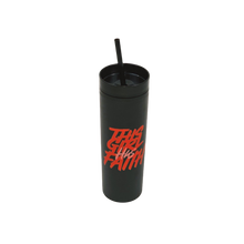 Load image into Gallery viewer, This Girl Has Faith 16oz Tumbler | Black/Red