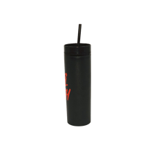 Load image into Gallery viewer, This Girl Has Faith 16oz Tumbler | Black/Red