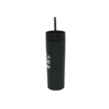 Load image into Gallery viewer, Living By Faith On Purpose 16oz Tumbler | Black/White