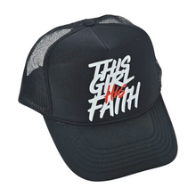 Load image into Gallery viewer, This Girl Has Faith Trucker Hat