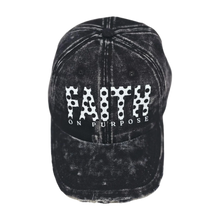 Load image into Gallery viewer, Faith On Purpose Polka Dot Dad Hat - Blk