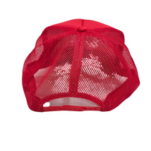 Load image into Gallery viewer, Living By Faith On Purpose Trucker Hat - Red/Black - Faith On Purpose
