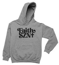 Load image into Gallery viewer, Faith SZN (Season) Hoodie - Unisex - Grey/Black - Faith On Purpose Small