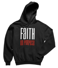 Load image into Gallery viewer, Faith On Purpose Signature Unisex Hoodie - Black - Faith On Purpose Small