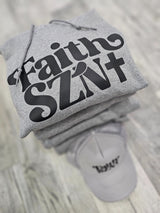 Faith SZN (Season) Hoodie - Unisex - Grey/Black - Faith On Purpose