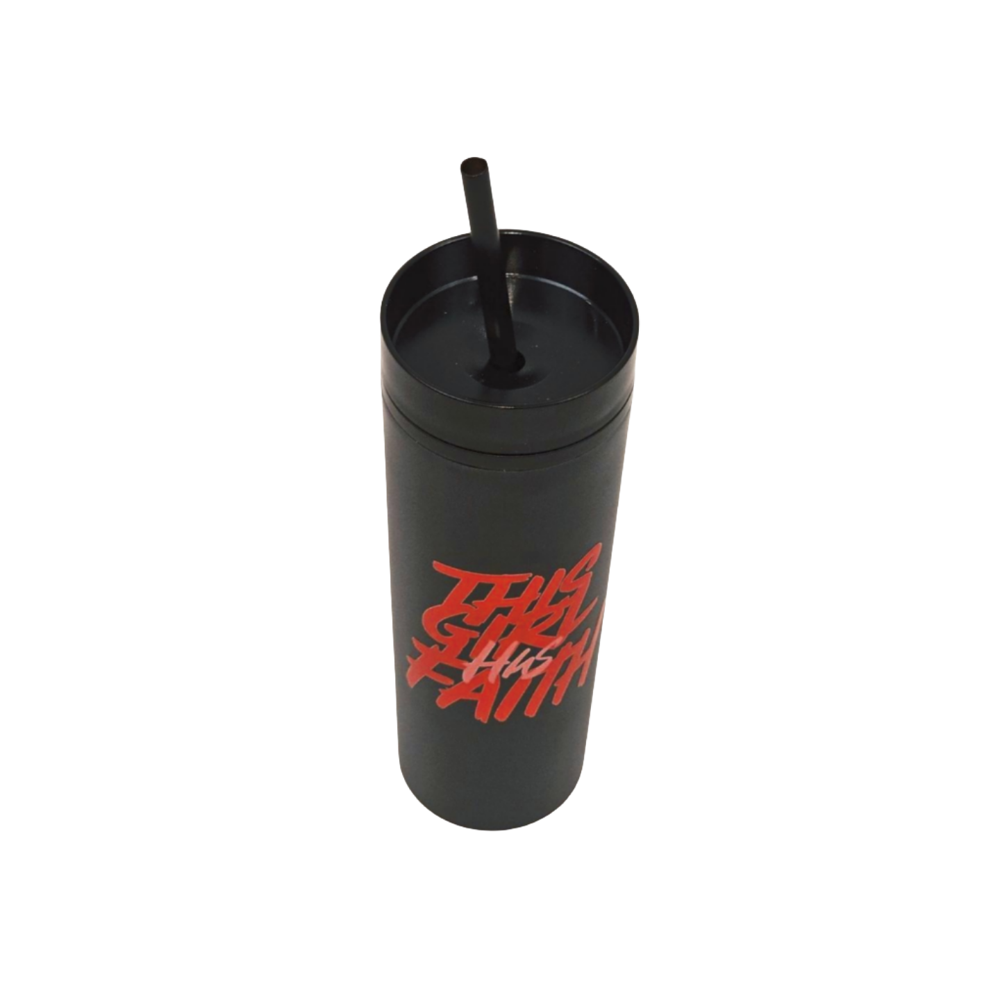 This Girl Has Faith 16oz Tumbler | Black/Red - Faith On Purpose Default Title