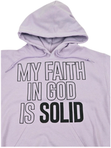 Solid Faith Hoodie - Unisex