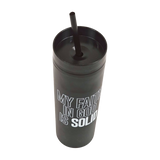 Solid Faith 16oz Tumbler | Black/White