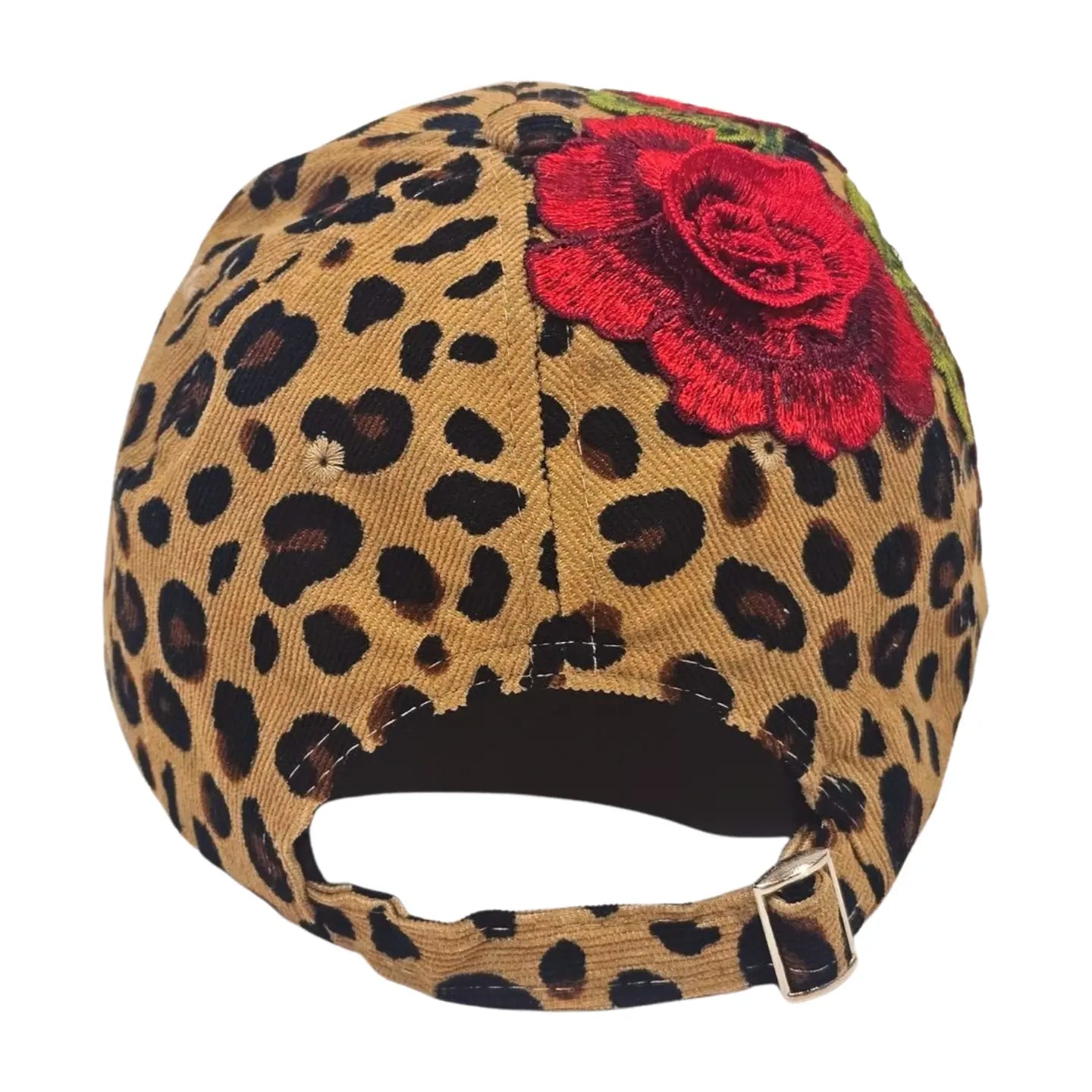 Woman Of Faith On Purpose Floral Hat | Leopard