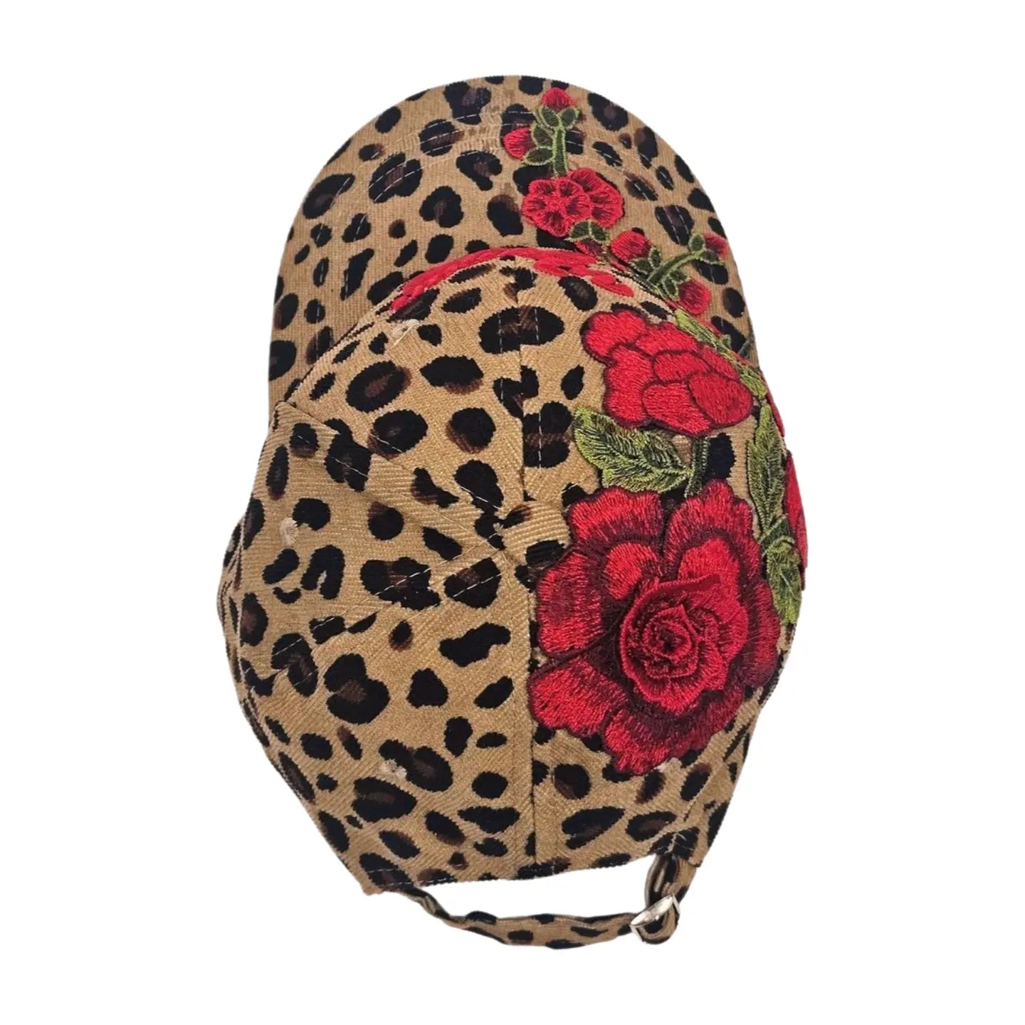Woman Of Faith On Purpose Floral Hat | Leopard
