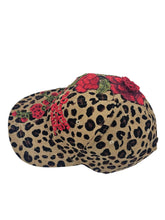 Load image into Gallery viewer, Woman Of Faith On Purpose Floral Hat | Leopard
