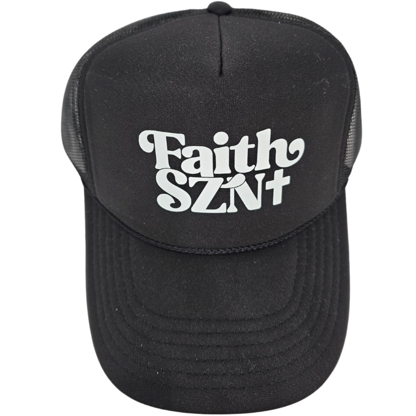 Faith SZN (Season) Trucker Hat - Blk/Wht
