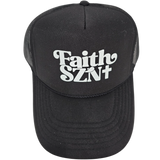 Faith SZN (Season) Trucker Hat - Blk/Wht