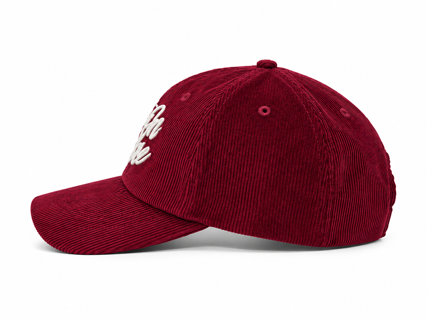 Faith On Purpose Burgundy Corduroy Dad Hat