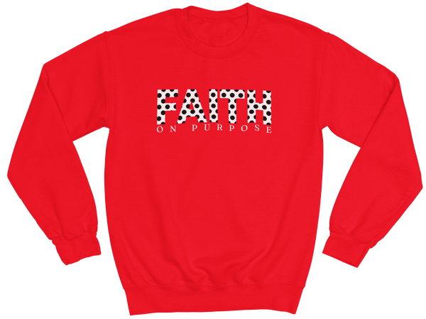 Faith On Purpose Polka Dot Sweatshirt