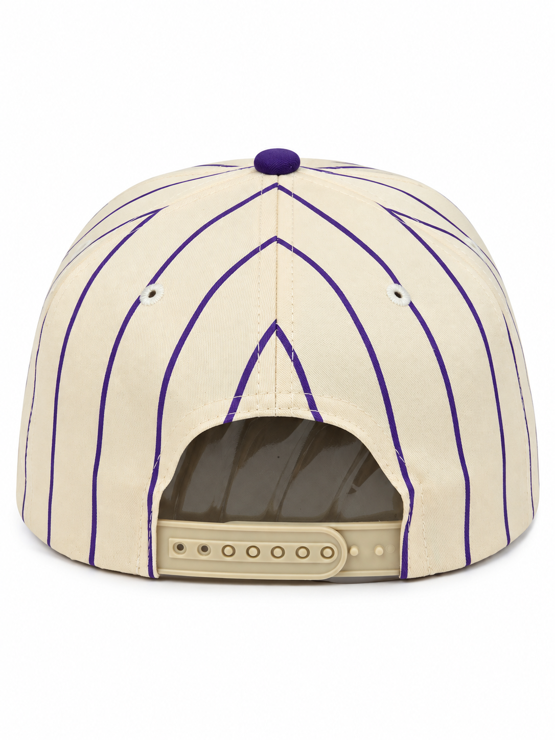 Faith On Purpose Pinstripe Snapback Purple