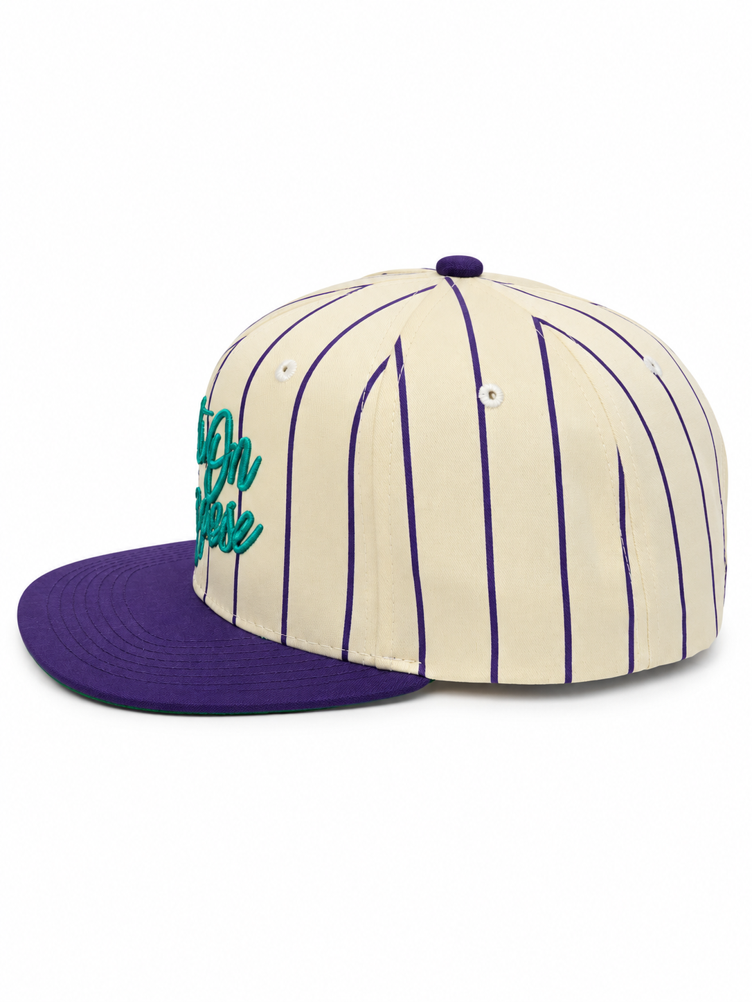 Faith On Purpose Pinstripe Snapback Purple