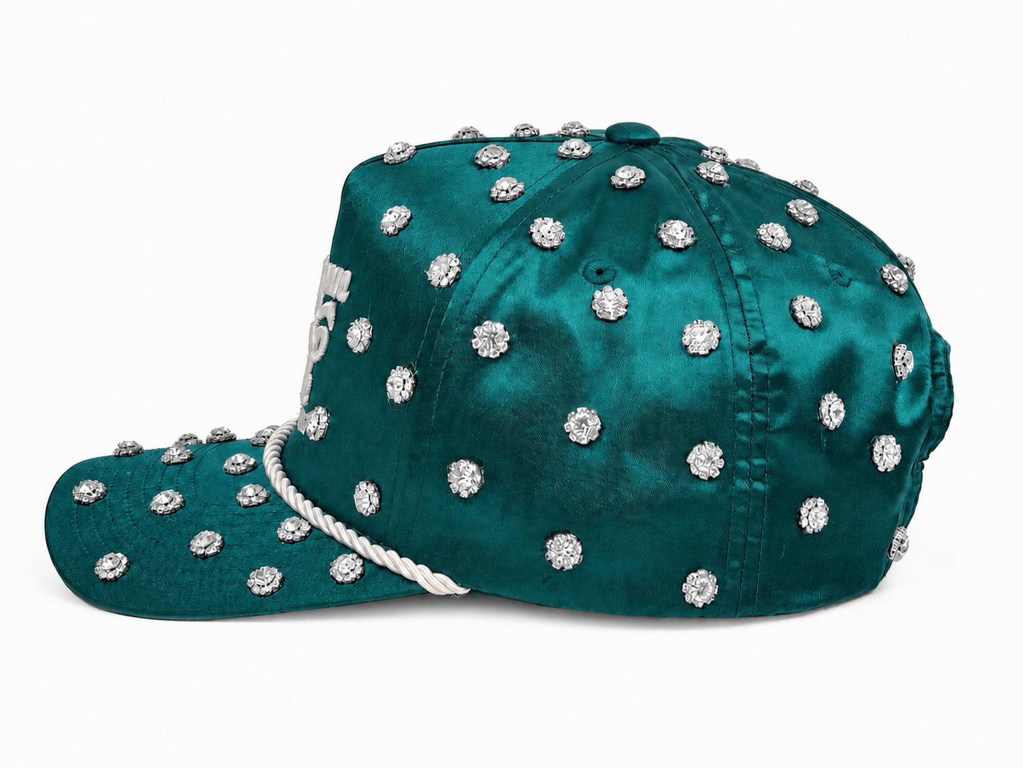 Woman Of Faith On Purpose Satin Bling Hat