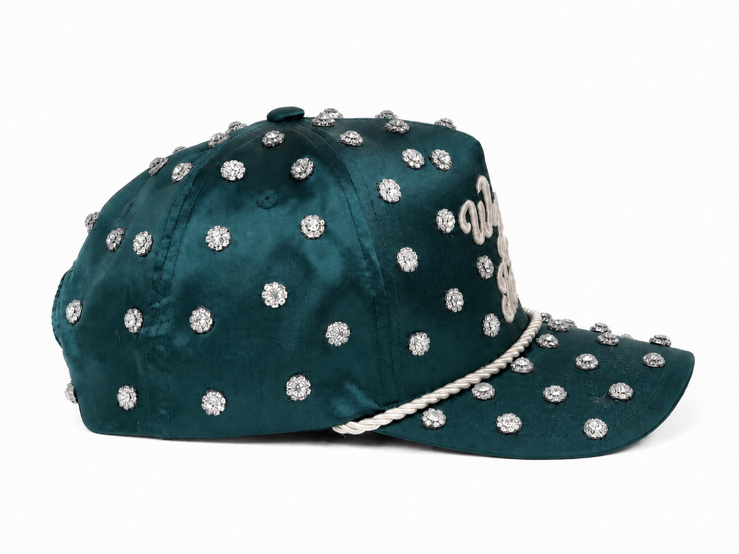 Woman Of Faith On Purpose Satin Bling Hat