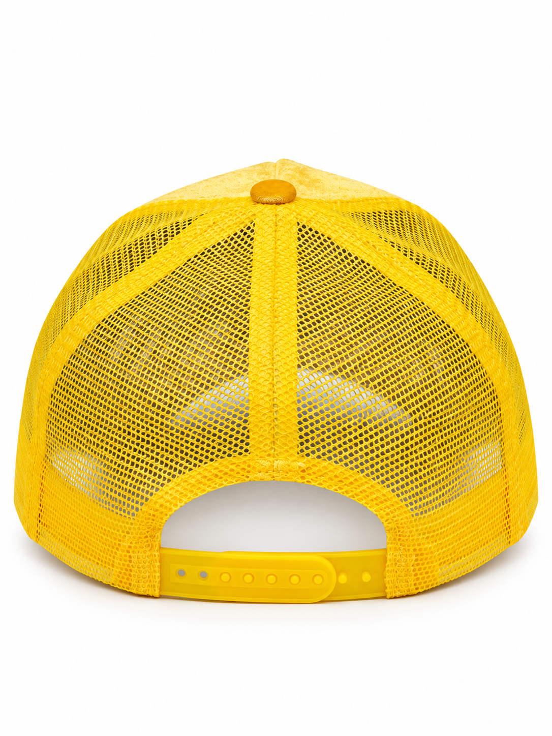 Faith On Purpose Yellow Velvet Trucker Hat