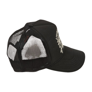 Living By Faith On Purpose Trucker Hat - Blk/Cream