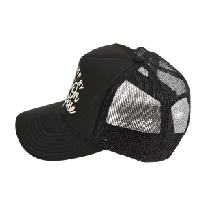Living By Faith On Purpose Trucker Hat - Blk/Cream