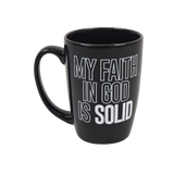 Solid Faith 12oz Mug| Black/White