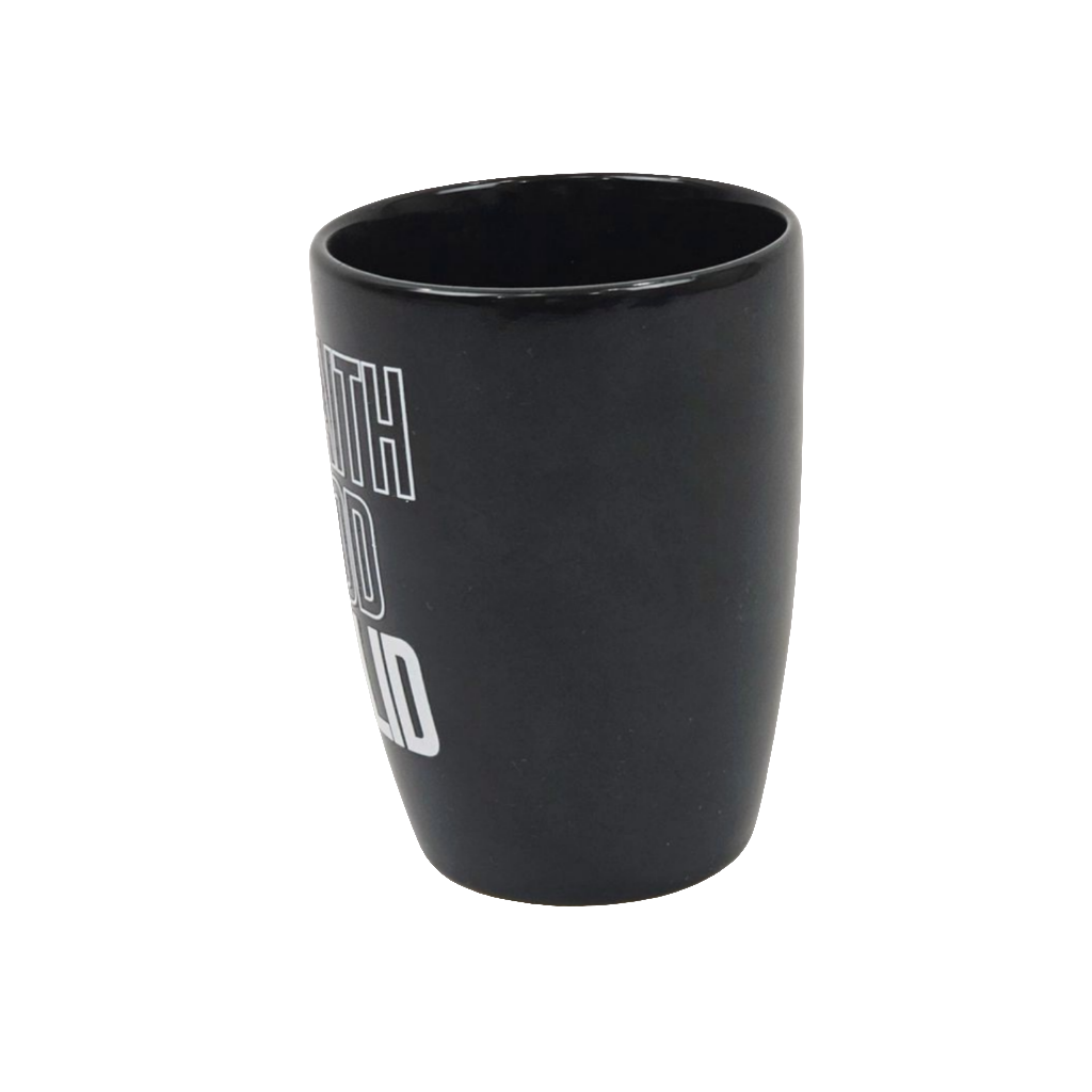 Solid Faith 12oz Mug| Black/White - Faith On Purpose Default Title