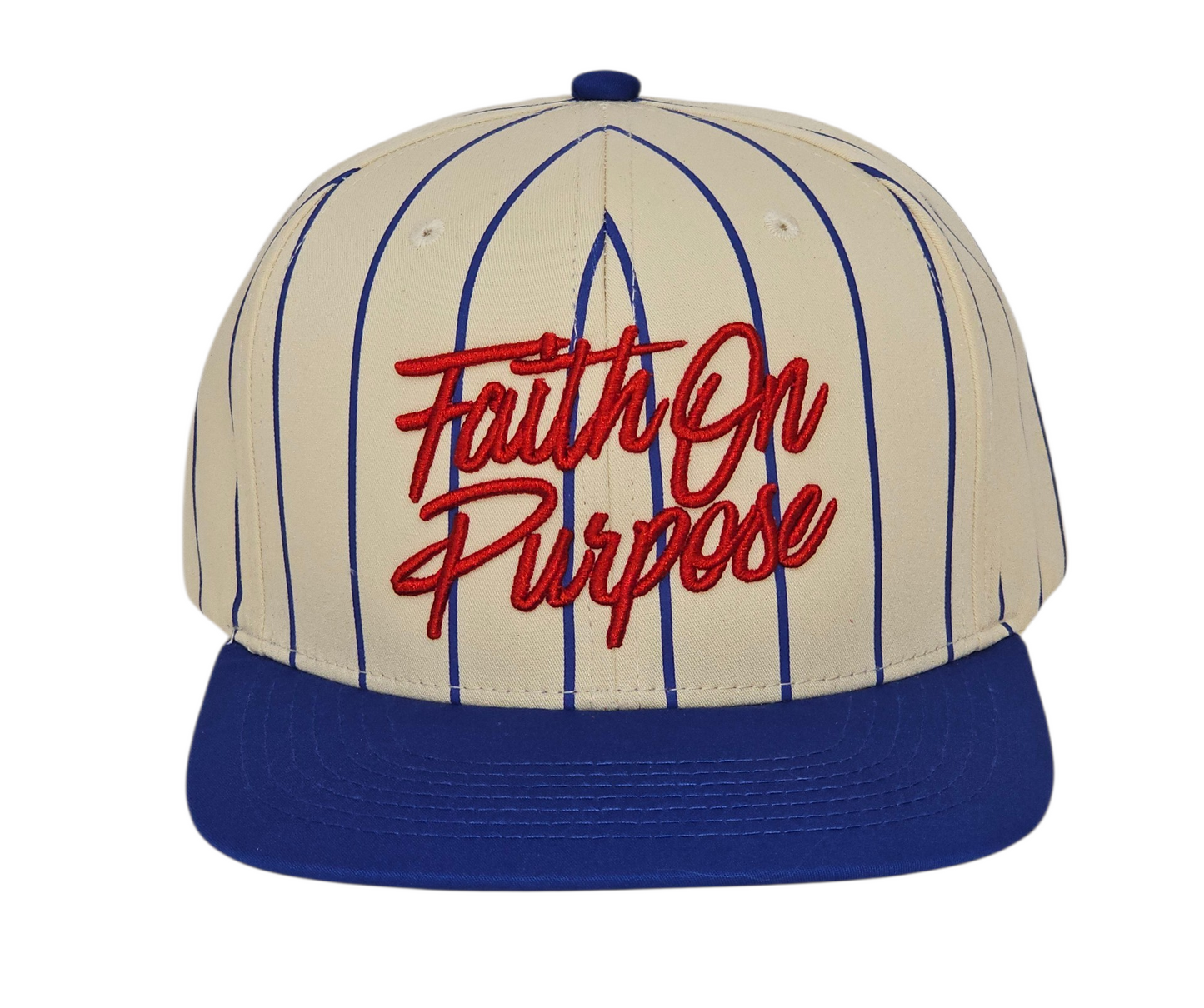 Faith On Purpose Pinstripe Snapback