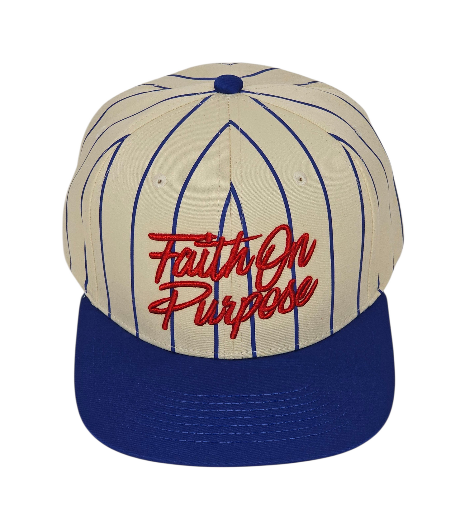 Faith On Purpose Pinstripe Snapback