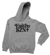 Faith SZN (Season) Hoodie - Unisex - Grey/Black - Faith On Purpose Small