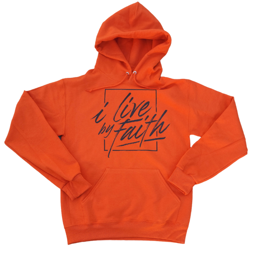"I Live By Faith" Unisex Hoodie - Faith On Purpose Small