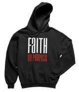 Faith On Purpose Signature Unisex Hoodie - Black - Faith On Purpose Small