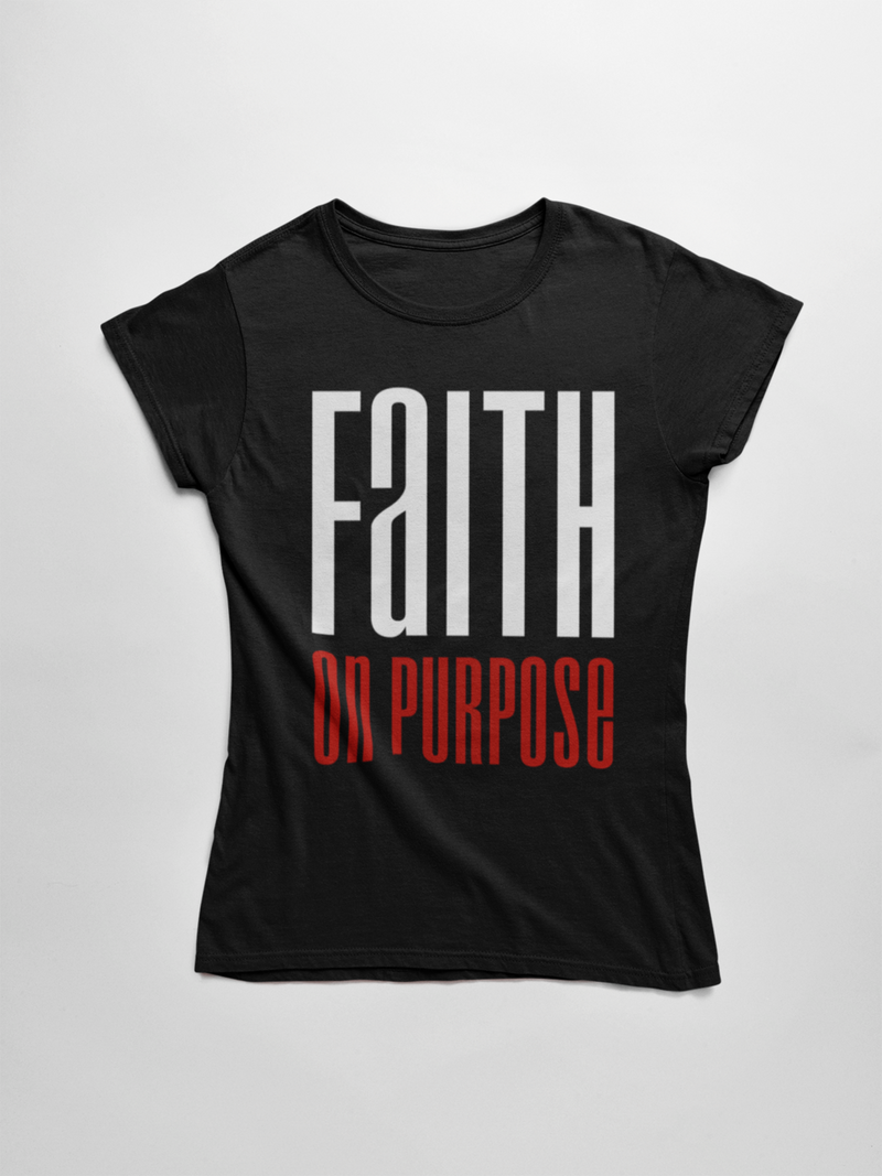 Faith on Purpose Signature T-Shirt - Women's - Black - Faith On Purpose